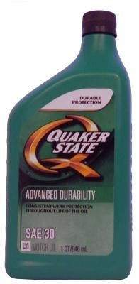 Quaker State Advanced Durability SAE 30 Motor Oil